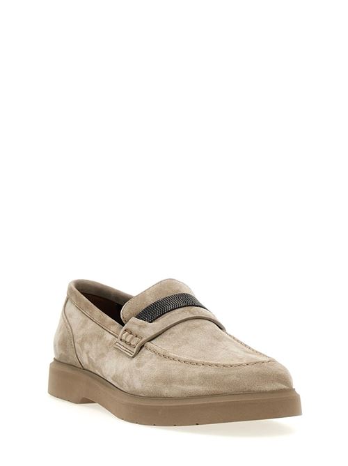 Leather moccasin BRUNELLO CUCINELLI | MZSFG2370C5859
